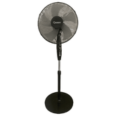 Queen 16" Zaman Ayarlı Sessiz Vantilatör Siyah